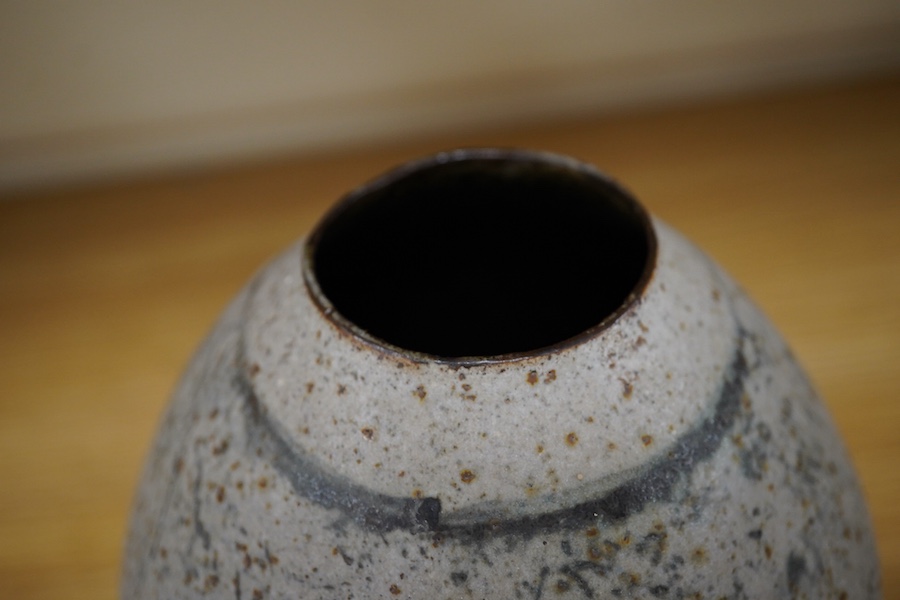 Betty Blandino (1927-2011): An ovoid stoneware vase